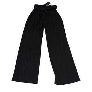 NWT NBD Isidora Black High Waisted Jersey Pants Women's Medium M